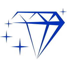 diamond icon shining portraying premium care